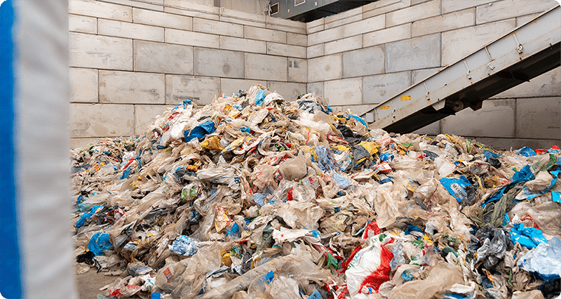 Gemischte Plastikabfälle Image